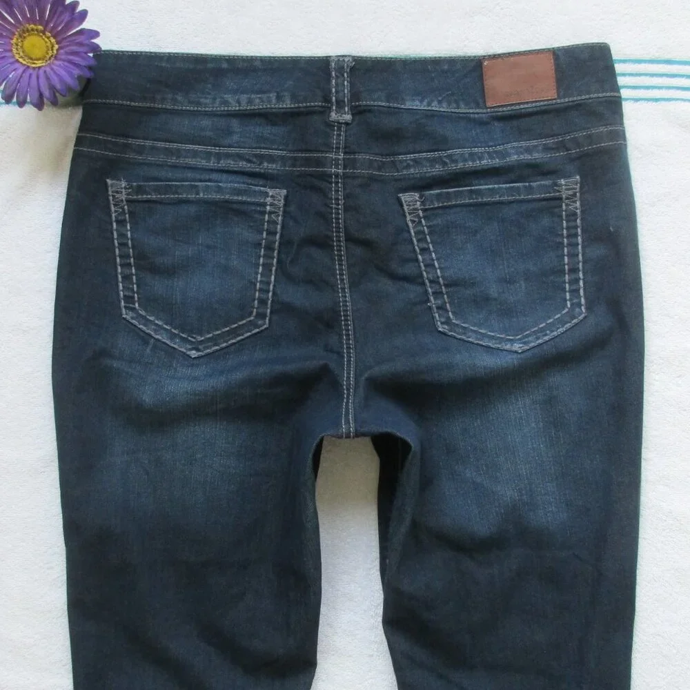 MAURICES Jeans Size 18 Dark Blue Jegging - Picture 6 of 11